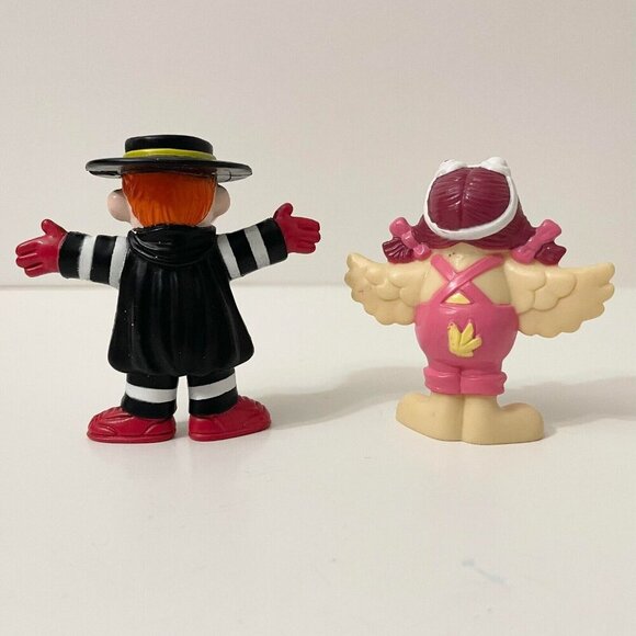 Vintage 90s McDonalds Happy Meal Birdie and Hamburglar 3 Inch Tall Figure Toy - Picture 16 of 16